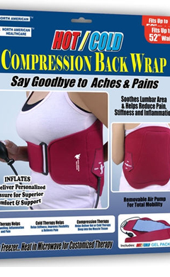 Hot/Cold Compression Back Wrap